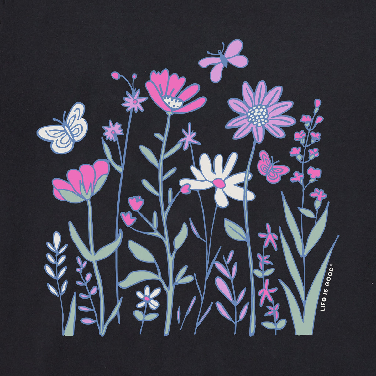 Women's Wildflower Scene Crusher Boxy Tank product image 2