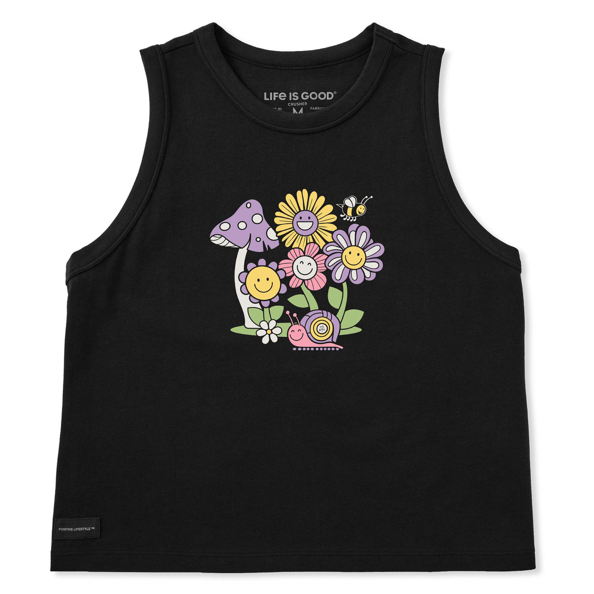 Women's Smiling Garden Crusher Boxy Tank product image 1
