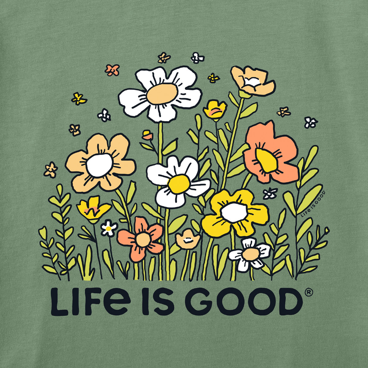 Women's Wildflower Smattering Short Sleeve Crusher Tee product image 2