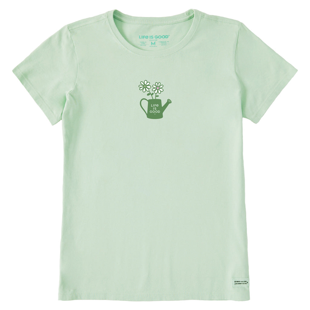 Women's Daisies in Watering Can Short Sleeve Crusher Tee product image 1