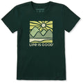 Women's A Sunset Mountain Short Sleeve Crusher Tee product image 1