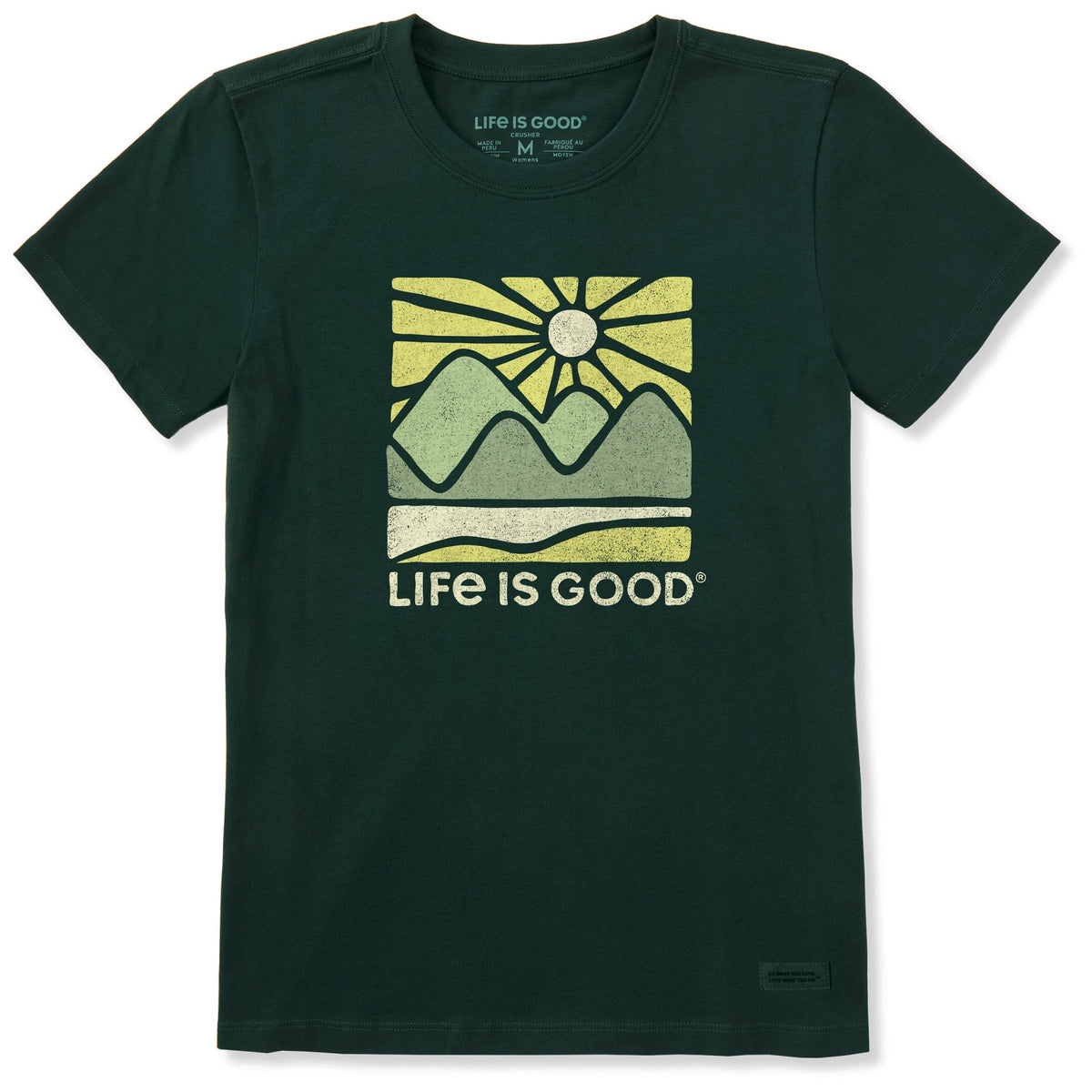 Women's A Sunset Mountain Short Sleeve Crusher Tee product image 1