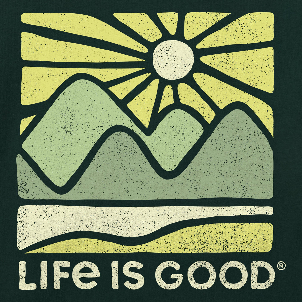 Women's A Sunset Mountain Short Sleeve Crusher Tee product image 2