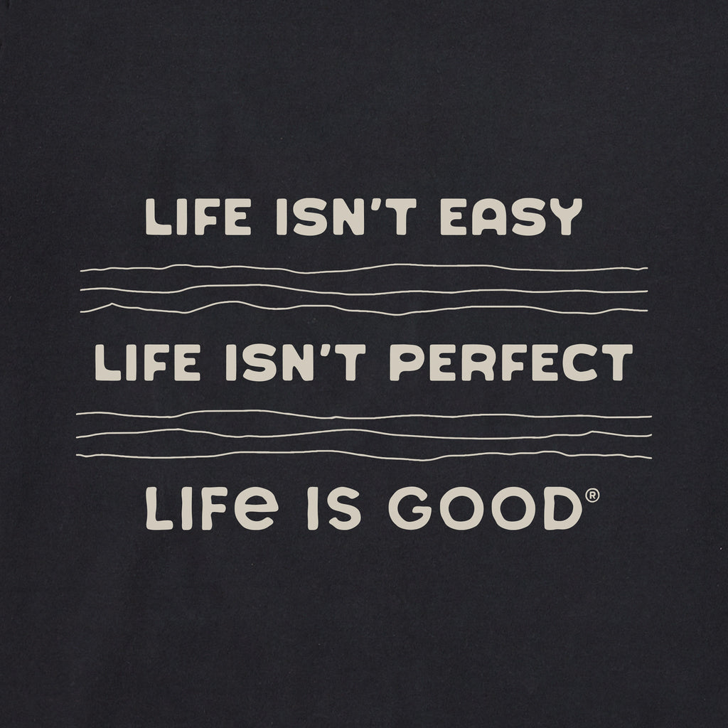 Men's Life Isn't Easy Linear Short Sleeve Crusher Tee product image 2