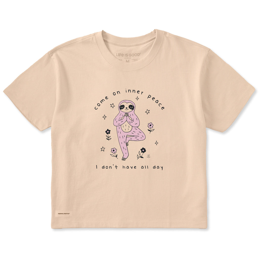 Women's Come on Inner Peace Short Sleeve Crusher Boxy Tee product image 1
