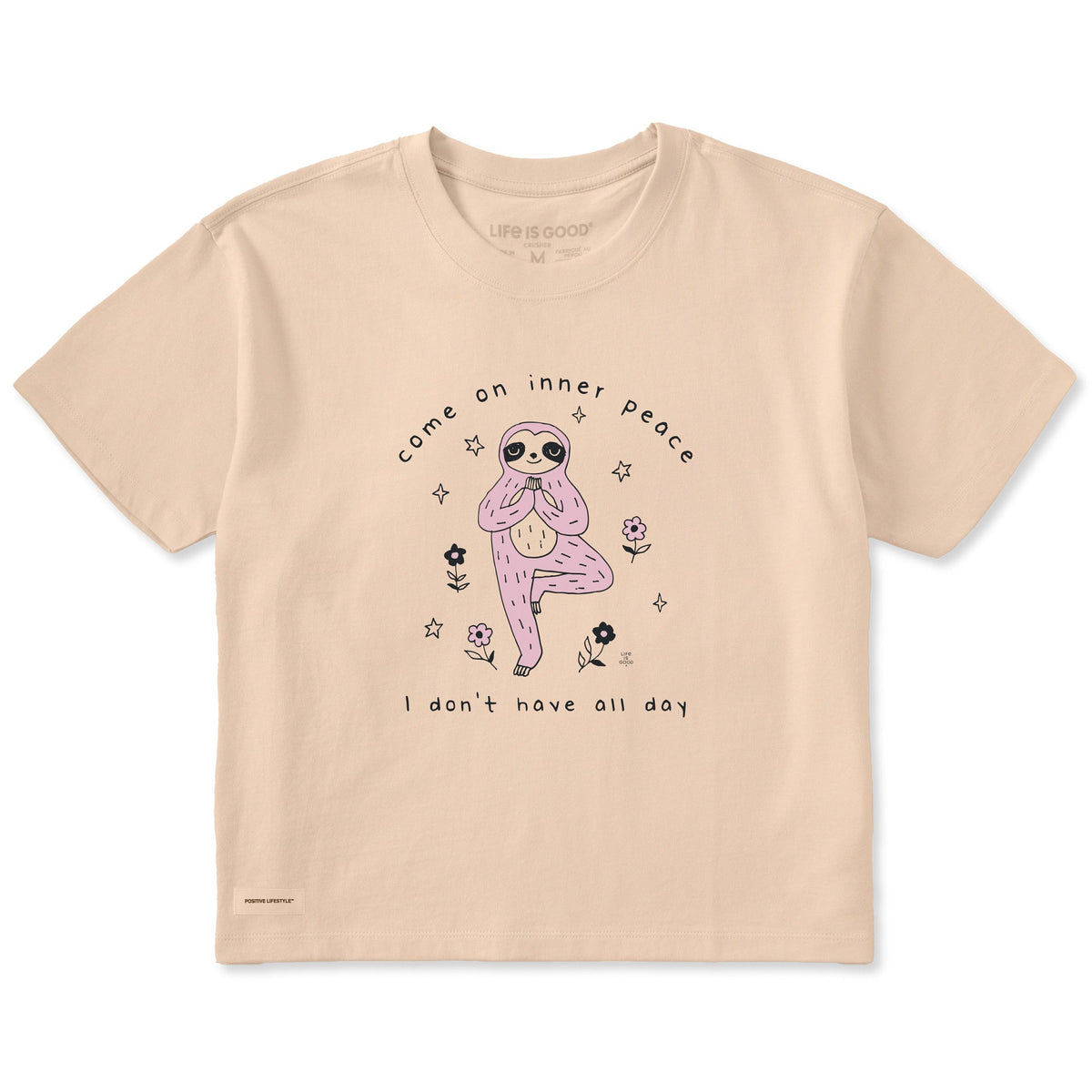 Women's Come on Inner Peace Short Sleeve Crusher Boxy Tee product image 1