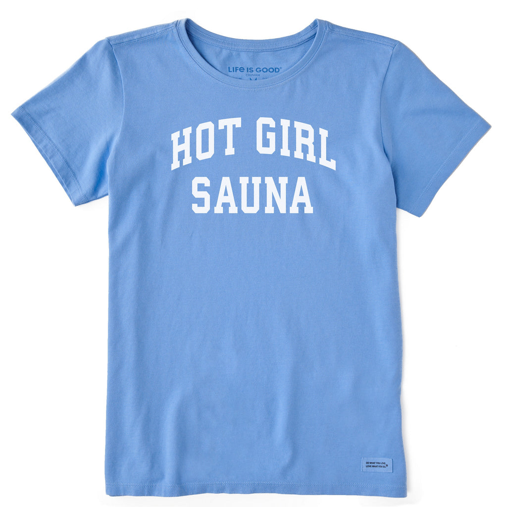 Women's Hot Girl Sauna Arch Short Sleeve Crusher Tee product image 1