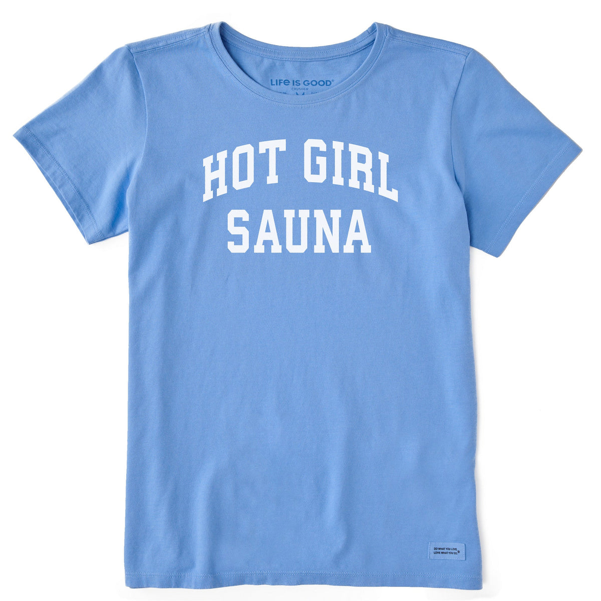 Women's Hot Girl Sauna Arch Short Sleeve Crusher Tee product image 1