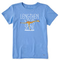 Women's Lengthen Your Spine Giraffe Short Sleeve Crusher Tee product image 1