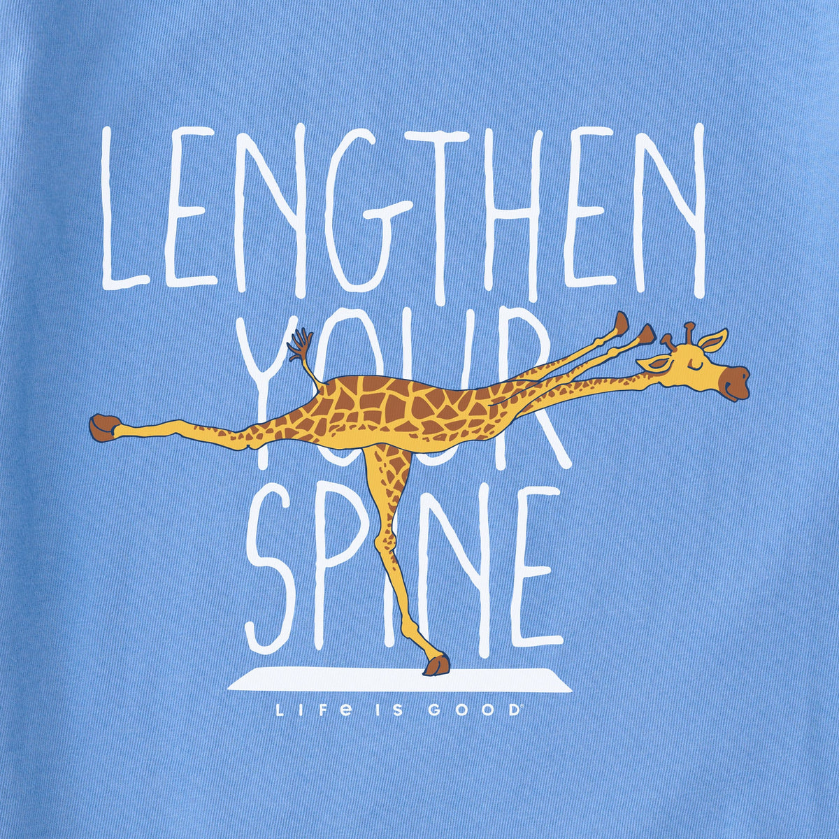 Women's Lengthen Your Spine Giraffe Short Sleeve Crusher Tee product image 2