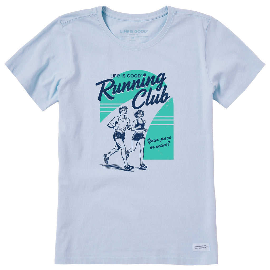 Women's Life is Good Running Club Short Sleeve Crusher Tee product image 1