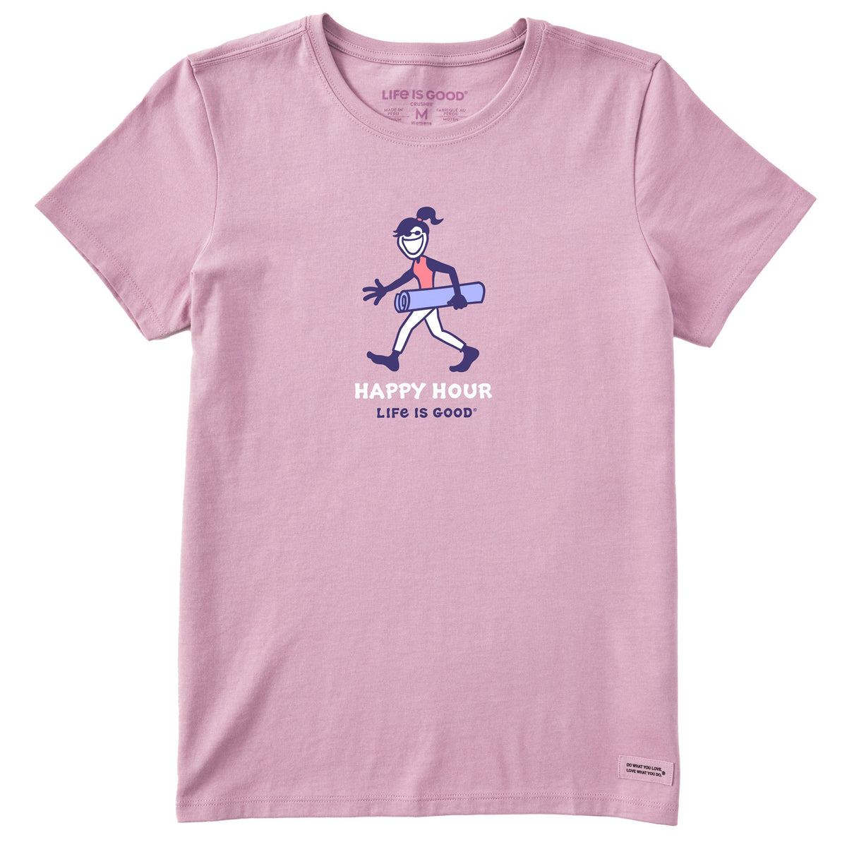 Women's Happy Hour Yoga Arch Short Sleeve Crusher Tee product image 1