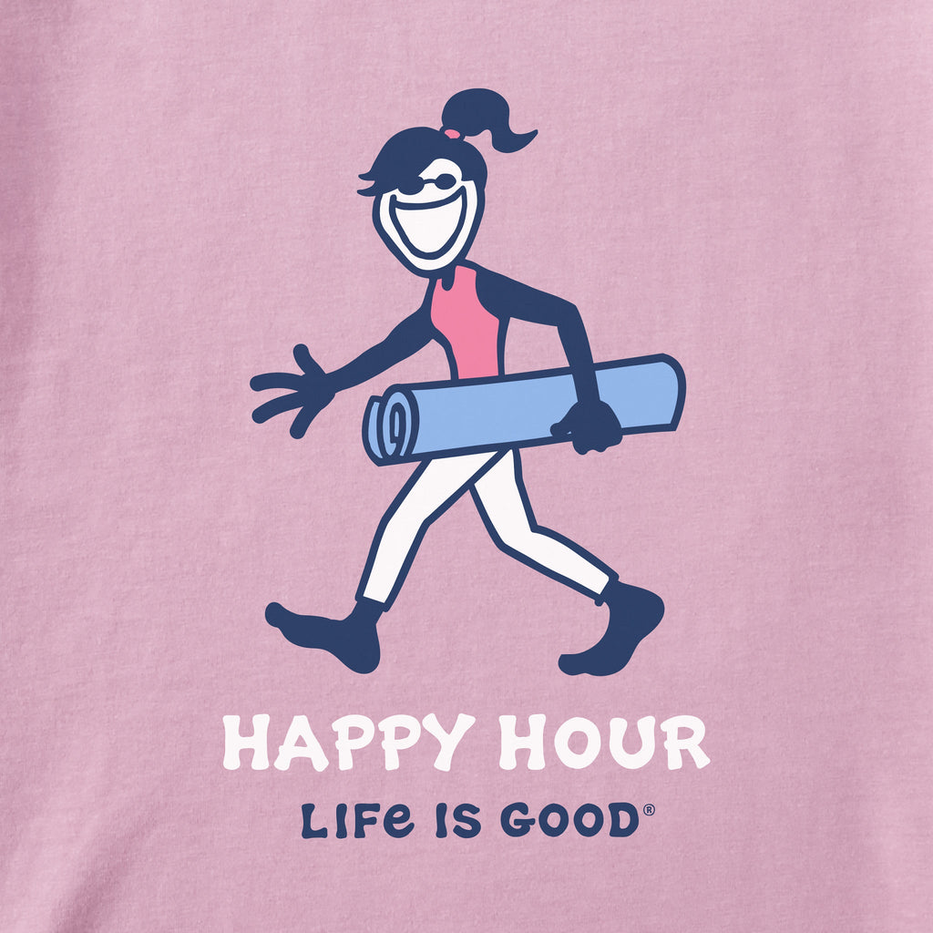 Women's Happy Hour Yoga Arch Short Sleeve Crusher Tee product image 2