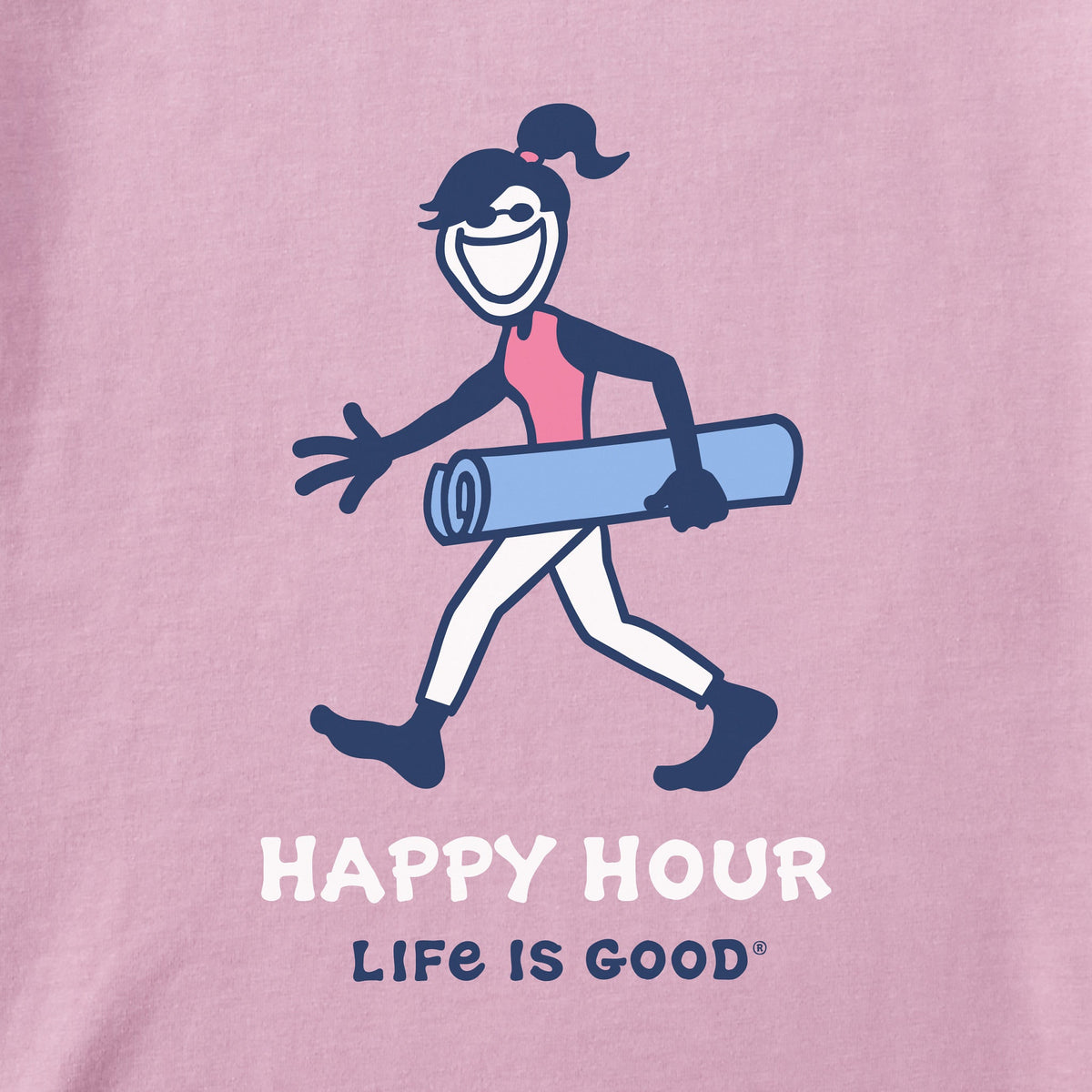 Women's Happy Hour Yoga Arch Short Sleeve Crusher Tee product image 2