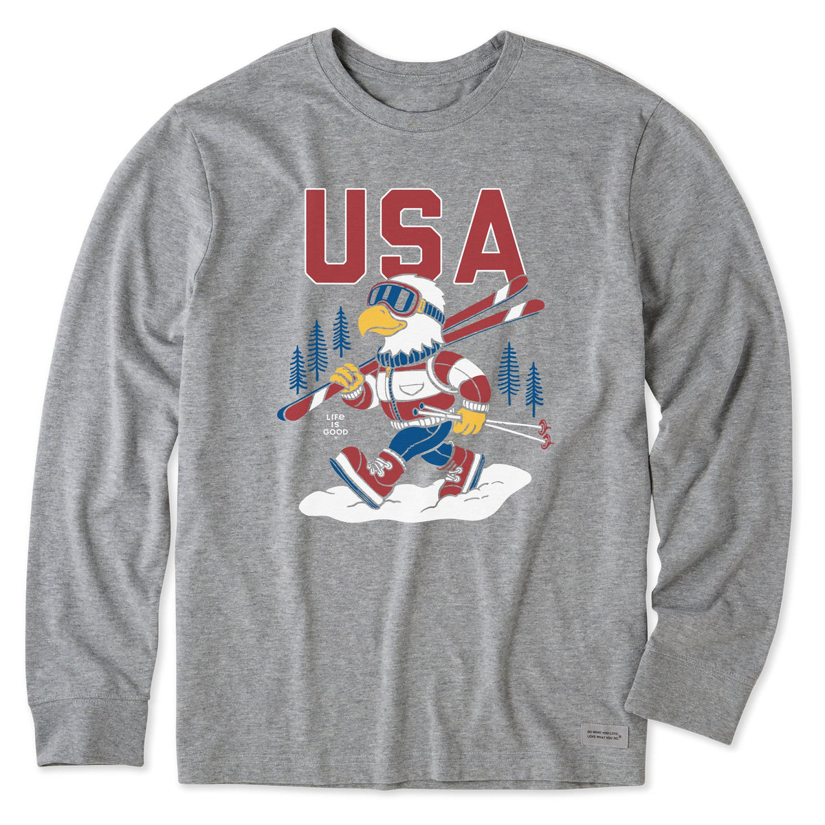 Men's USA Eagle Ski Long Sleeve Crusher Tee product image 3