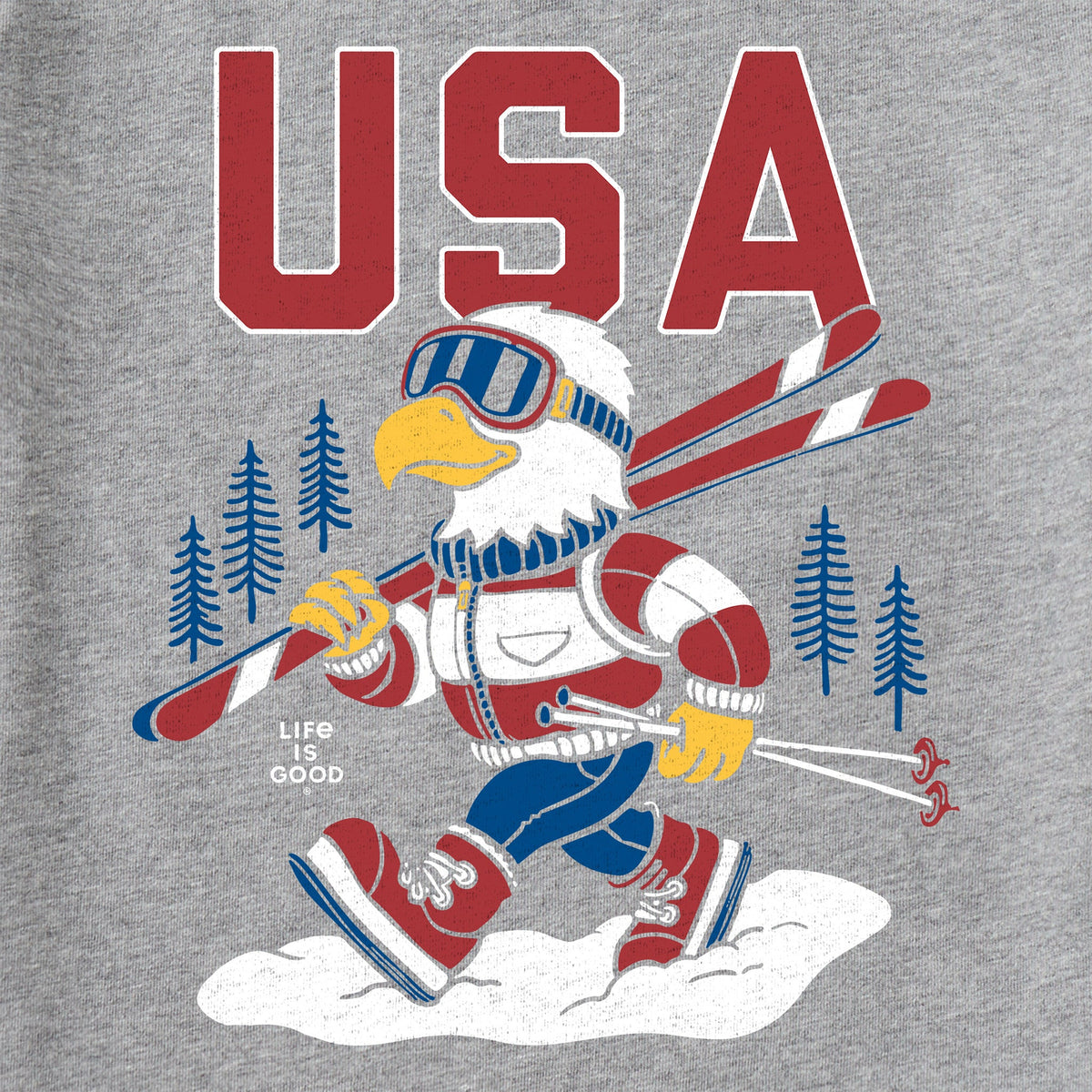 Men's USA Eagle Ski Long Sleeve Crusher Tee product image 4