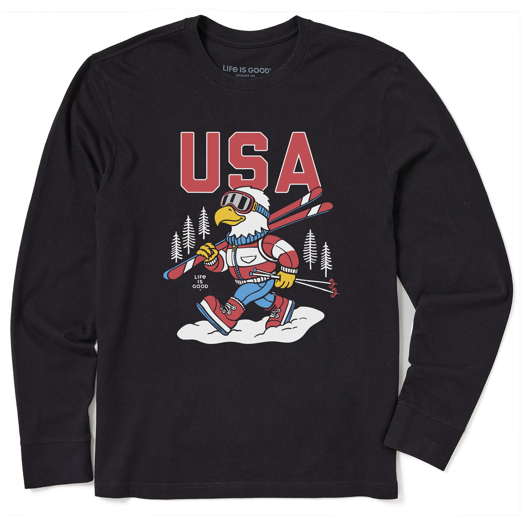 Men's USA Eagle Ski Long Sleeve Crusher Tee product image 5