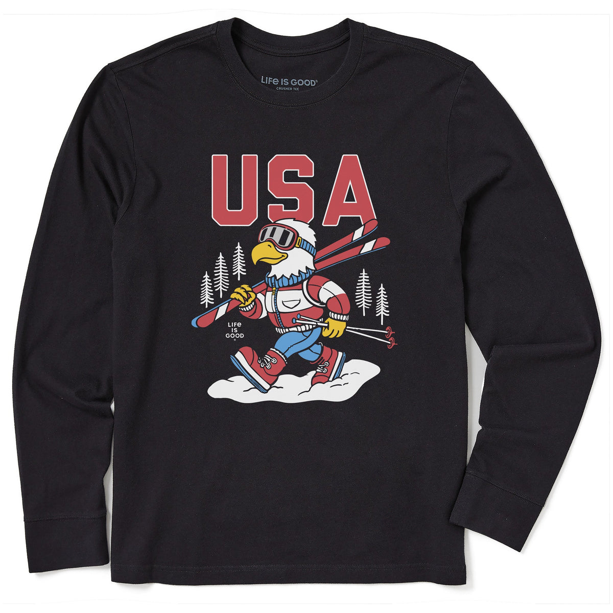 Men's USA Eagle Ski Long Sleeve Crusher Tee product image 5