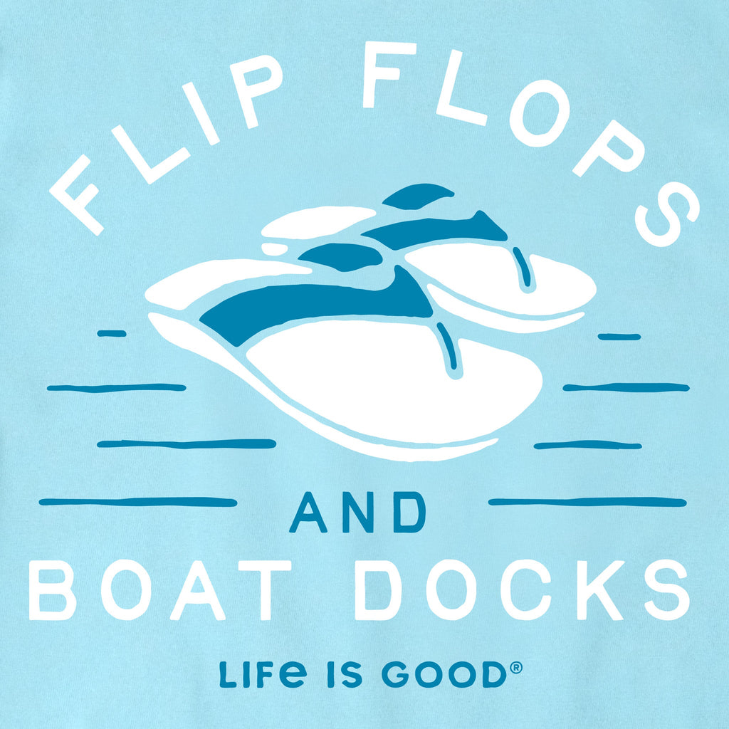 Women's Flip Flops & Boat Docks LIG Short Sleeve Crusher Vee