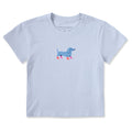 Women's Dachshund with Boots Crusher-LITE Shrunken Tee product image 1