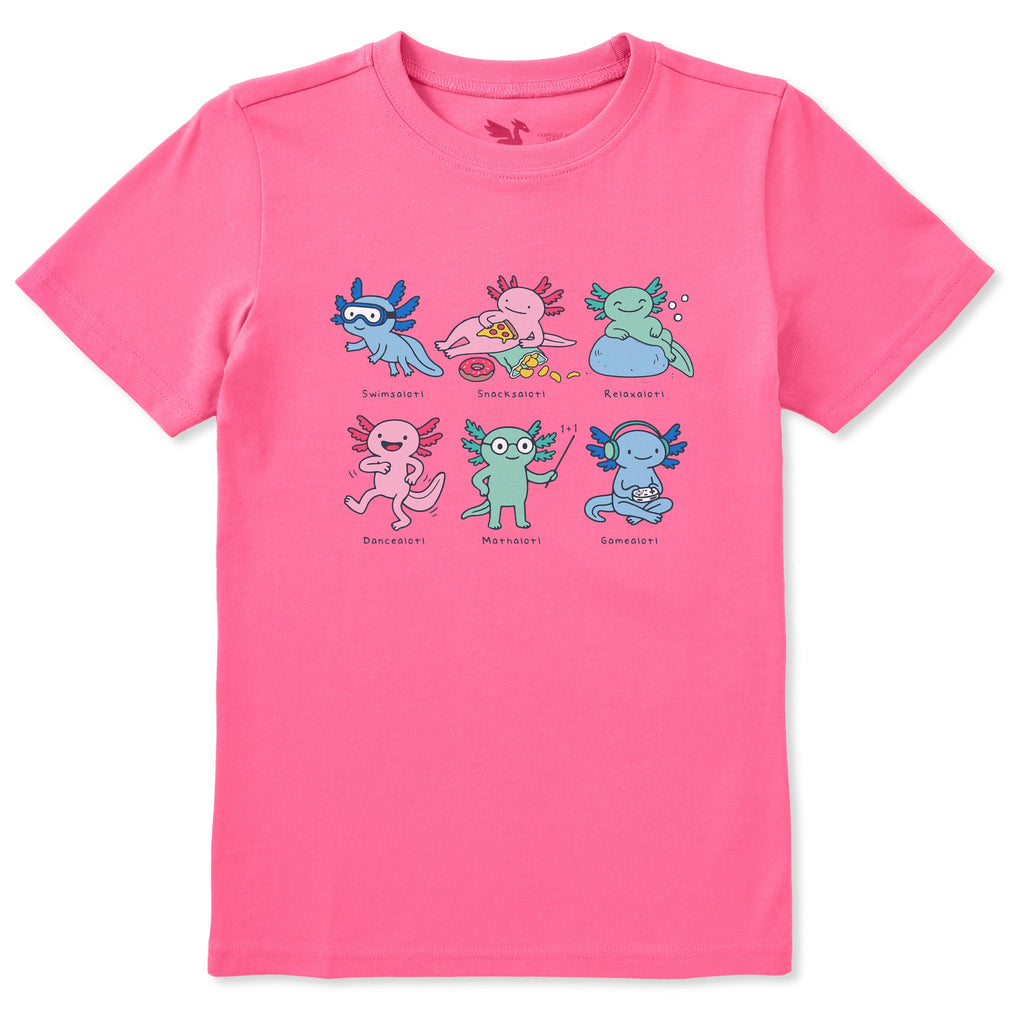 Kids A Lotta Axolotls Short Sleeve Crusher Tee product image 5