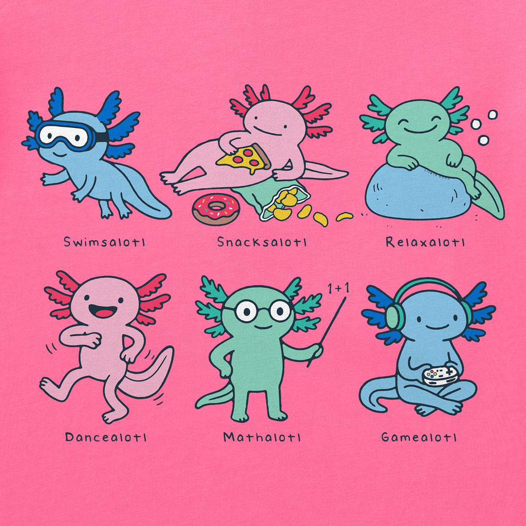 Kids A Lotta Axolotls Short Sleeve Crusher Tee product image 6