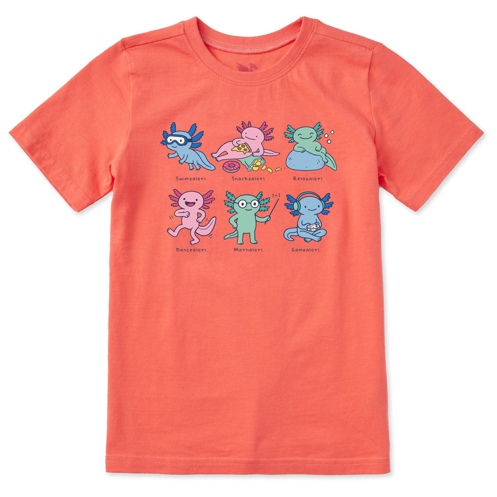 Kids A Lotta Axolotls Short Sleeve Crusher Tee product image 7