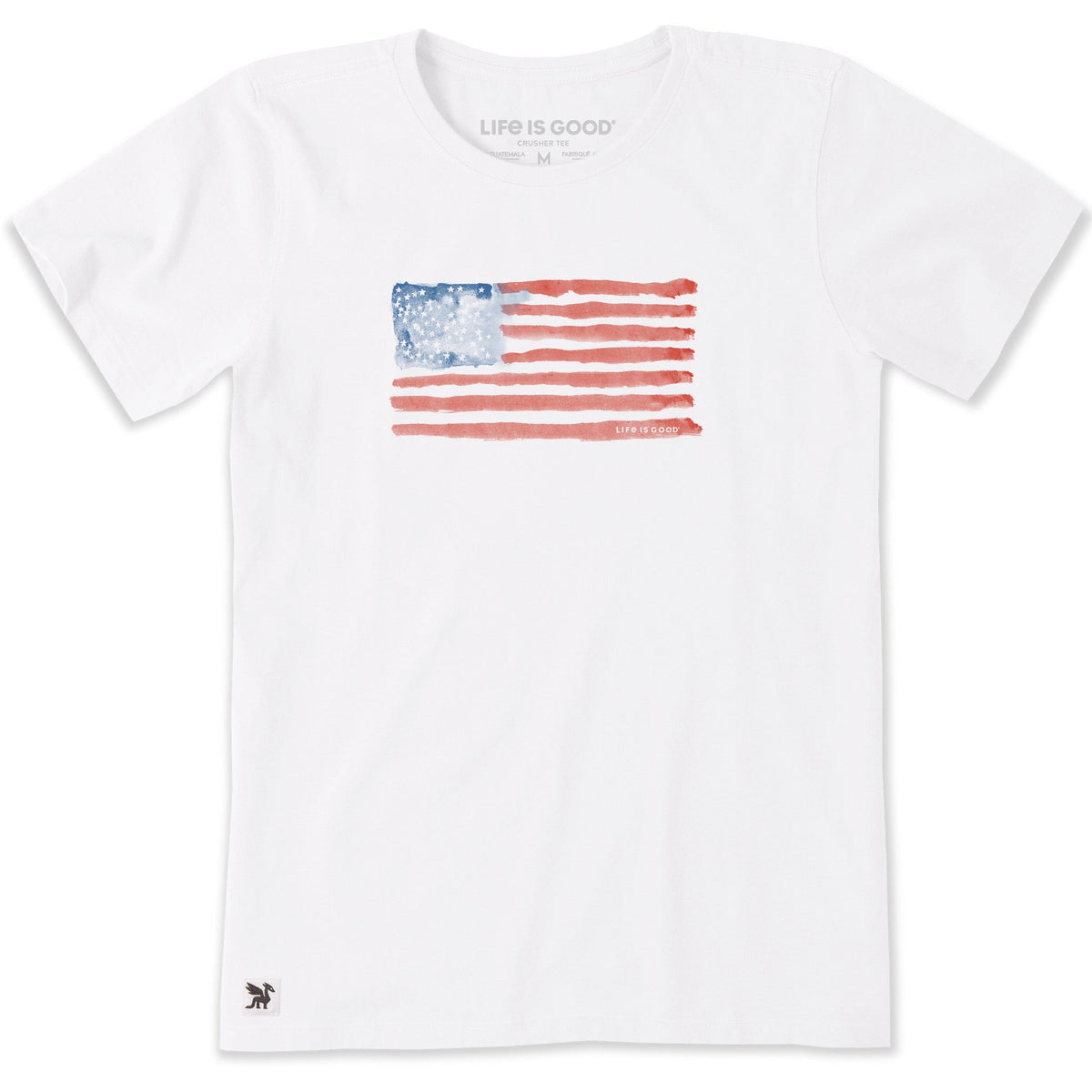 Women's Watercolor Flag Short Sleeve Tee product image 3