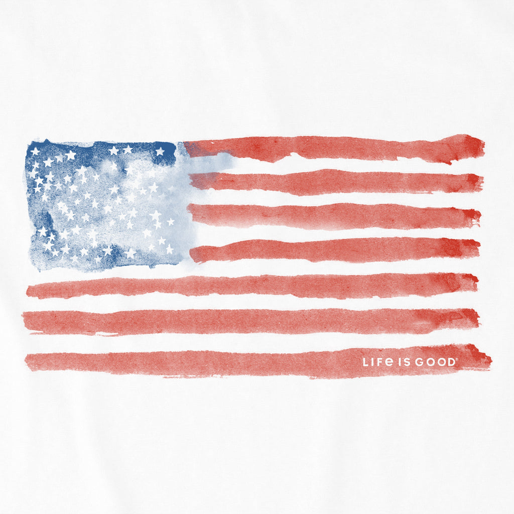 Women's Watercolor Flag Short Sleeve Tee product image 4