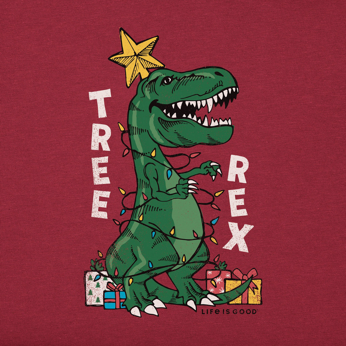 Toddler Tree Rex Long Sleeve Crusher Tee product image 2