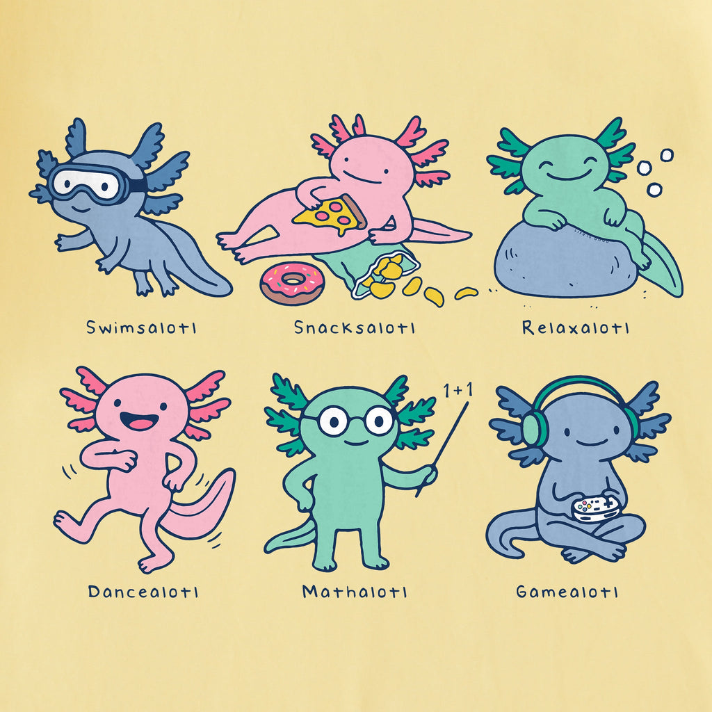 Kids A Lotta Axolotls Short Sleeve Crusher Tee product image 10